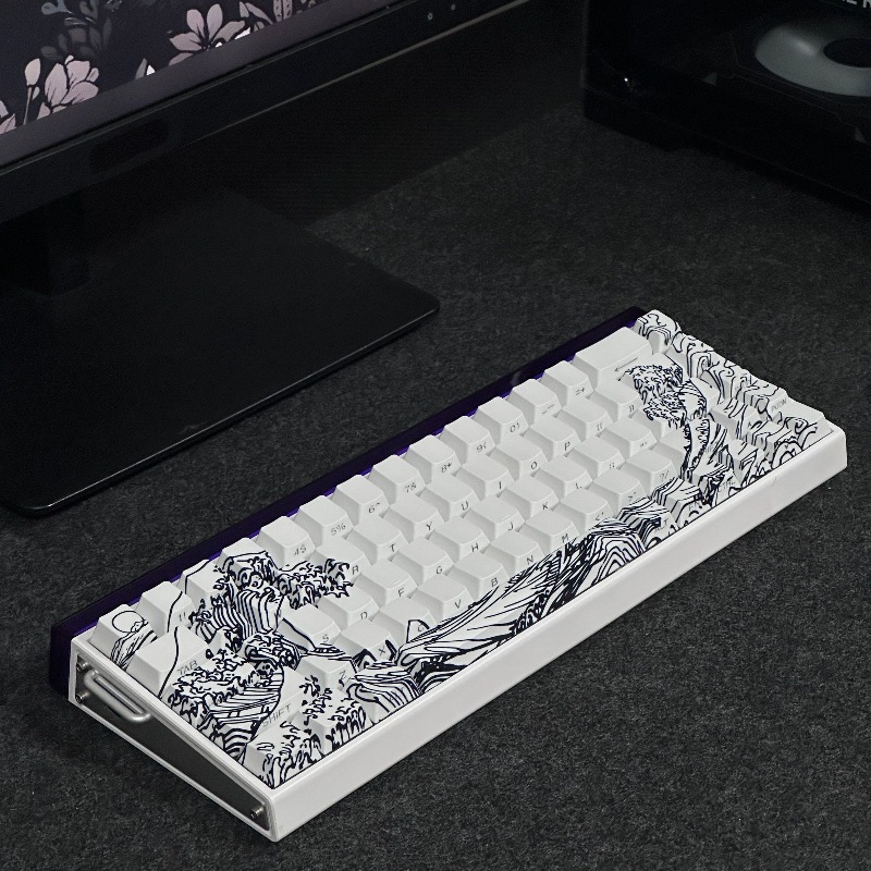 Ukiyo‑e themed anime keycaps m - Gaming Accessories Aesthetic review and price