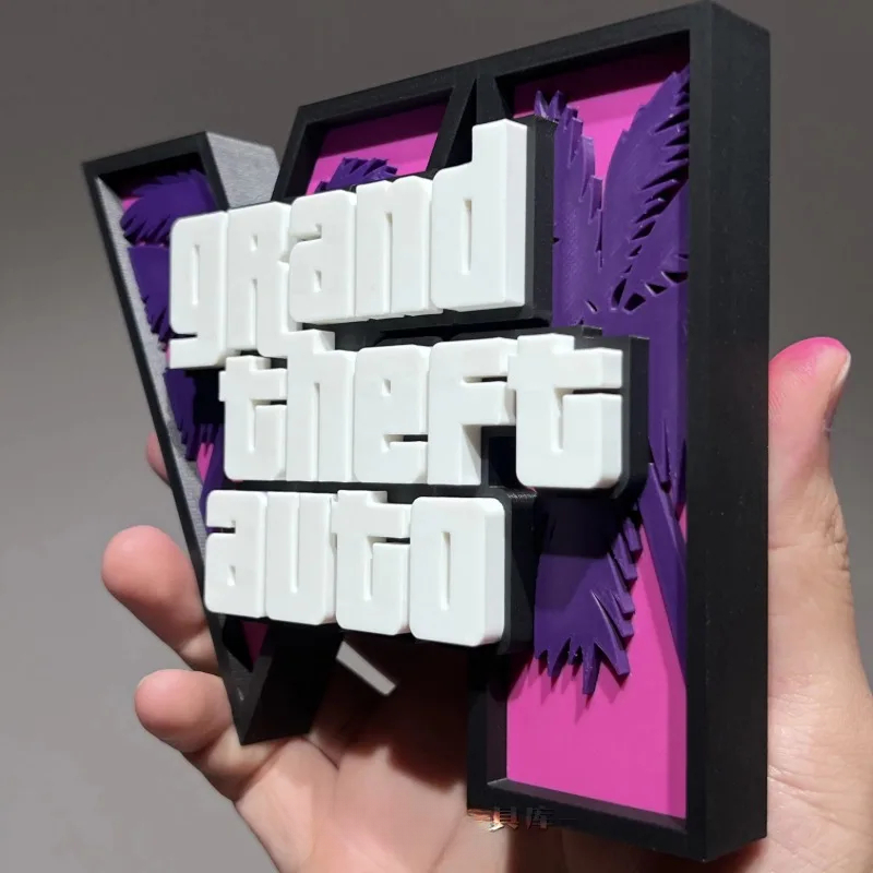 3d GTA 6 Grand Theft Auto Logo - Accessories For Your Gaming Room review and price