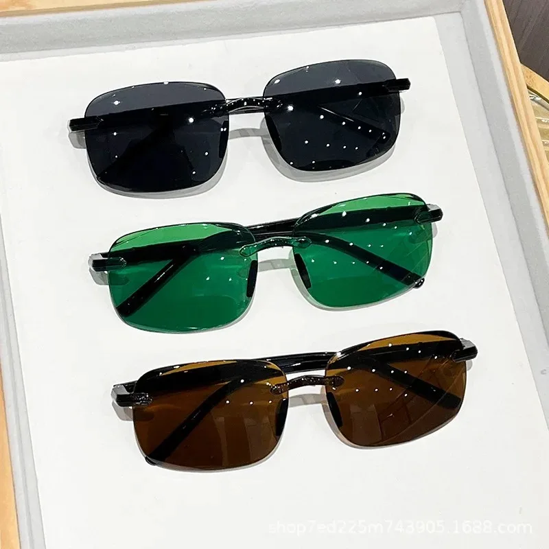 Rimless Stylish Trendy Sunglas - Gaming Accessories Rack review and price