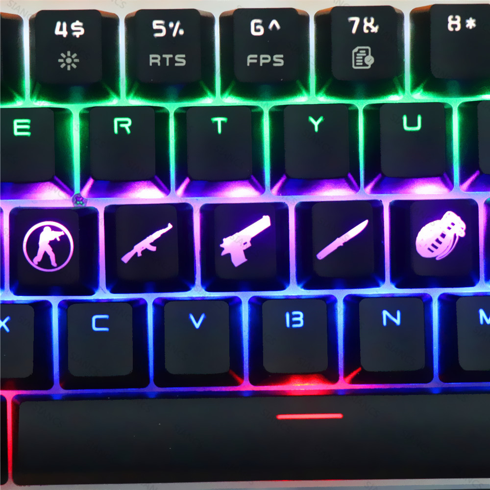 CS GO Gaming Keycaps Custom AB - Gaming Accessories Aesthetic review and price